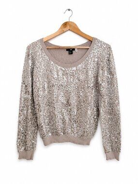H&M Sequin Sweater